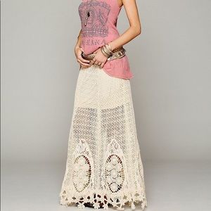 Free People Mi Amore Maxi Skirt